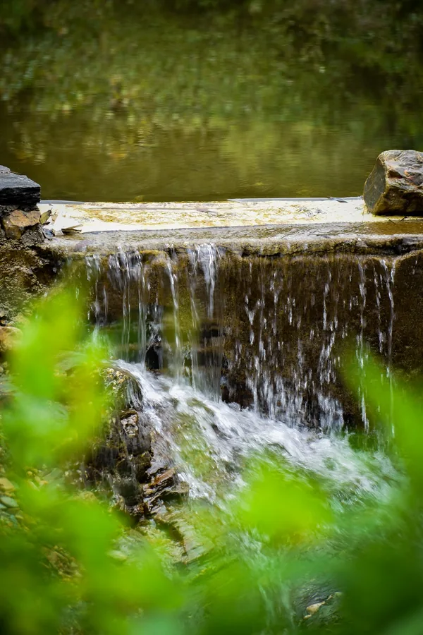 River Waterfall near Mukshwaa Resort