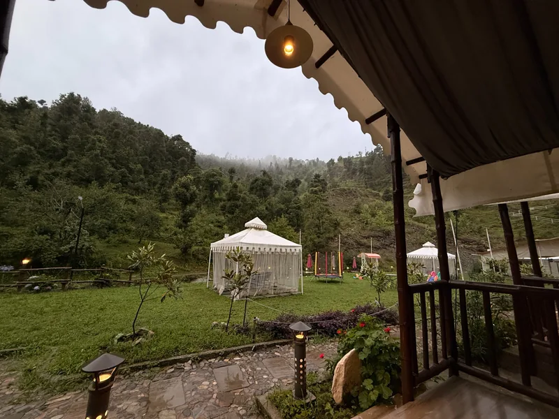 Morning view from tent